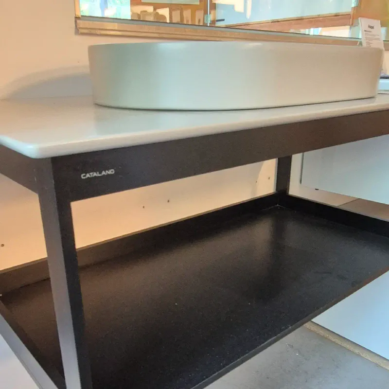 OUTLET: Catalano Horizon 100 cm Baderomsmøbel Sement/Sort - Utstilling