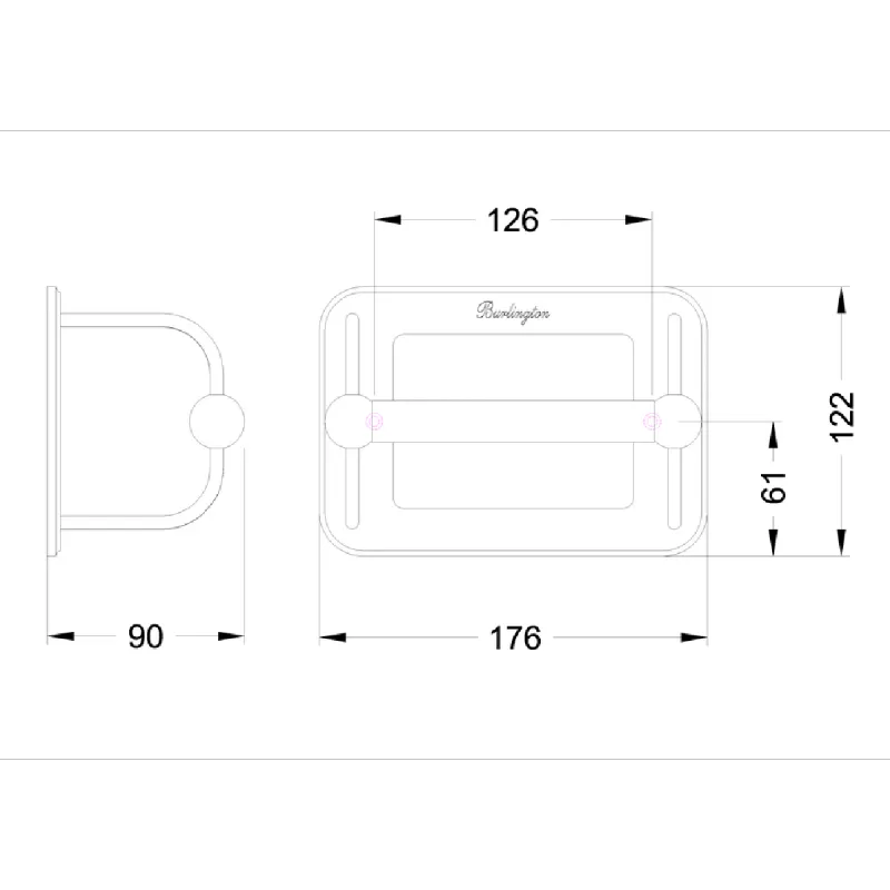 Burlington toalettpapirholder