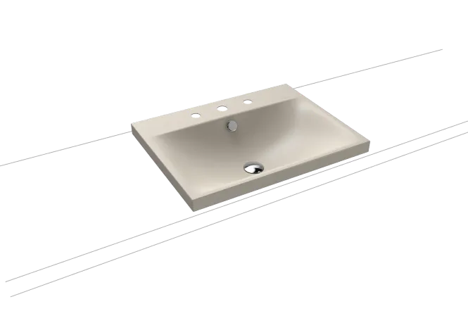 Hovedbilde Kaldewei SILENIO Toppmontert Servant Mod 3040 60x46 cm, Warm Grey 10, ...
