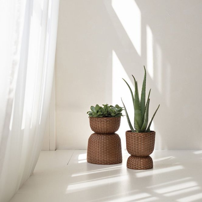 Hovedbilde Handed By Planter diabolo kurv sienna mellomstor