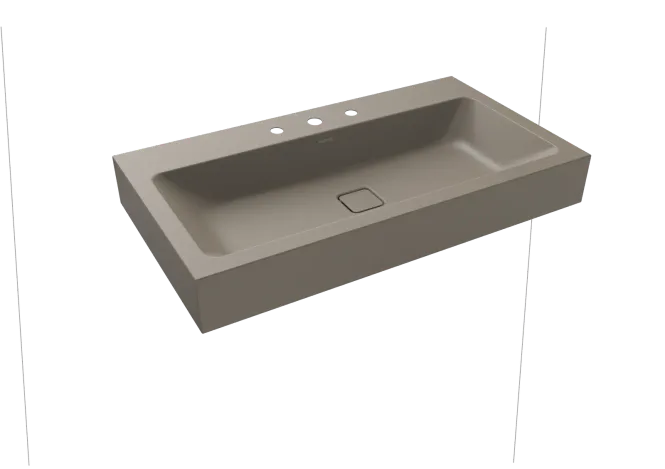Hovedbilde Kaldewei CONO Mod 3090 Vegghengt Servant, 90x50 cm, Warm Grey 60, 3 ...
