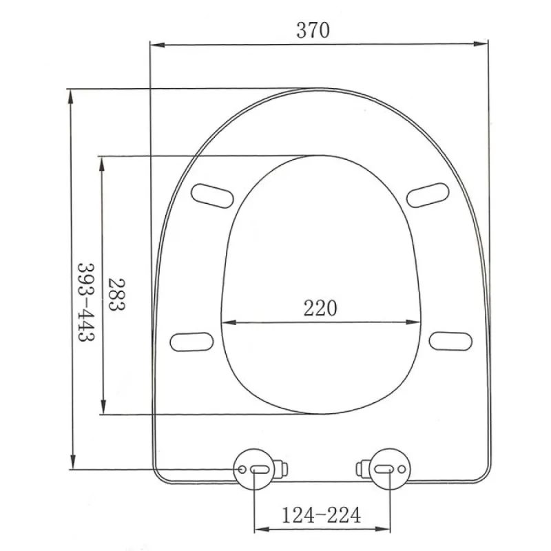 Esbada Edge toalettsete