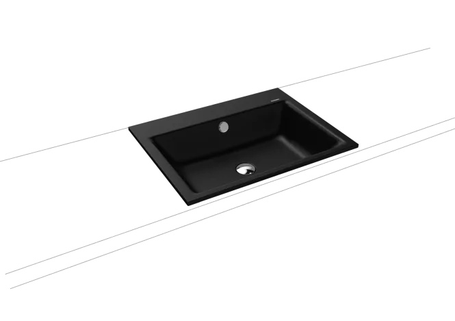 Hovedbilde Kaldewei PURO Mod 3151 Nedfelt Servant, 60x46 cm, Black Matt 100, 0 ...