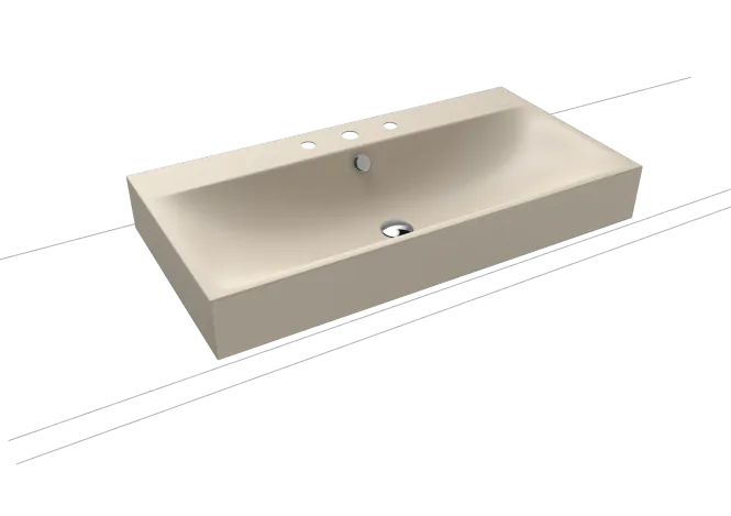 Hovedbilde Kaldewei SILENIO Toppmontert Servant Mod 3043 90x46 cm, Warm Beige ...
