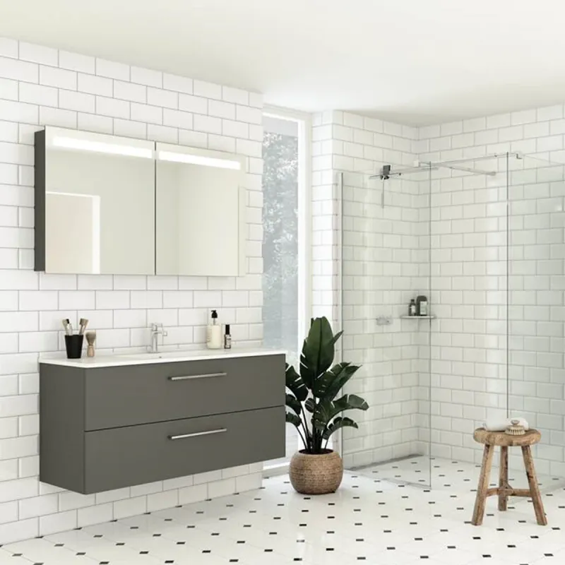 Dansani Mido+ 120x44 cm servantskap - for enkel servant 