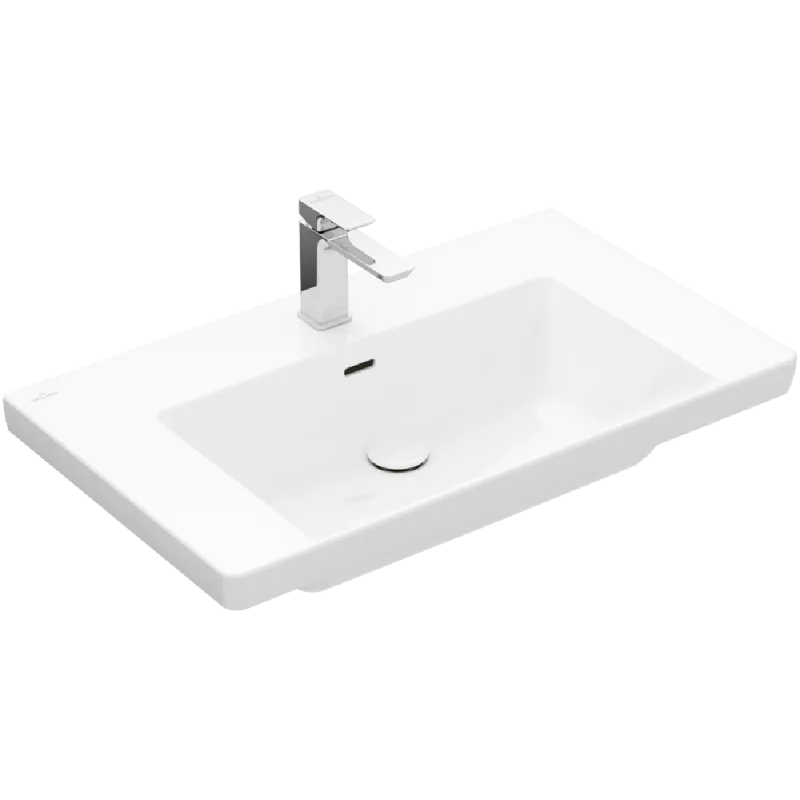 Villeroy & Boch Subway 3.0 enkel møbelservant 80 cm med kranhull
