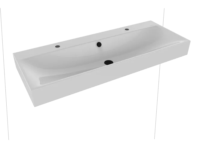 Hovedbilde Kaldewei SILENIO Vegghengt Servant Mod 3046 120x46 cm, Black Matt ...