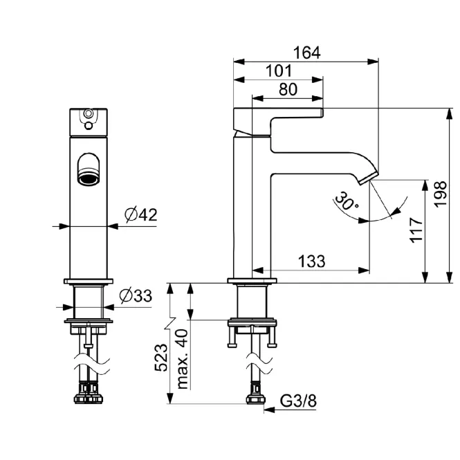 Hovedbilde Oras Optima Style Servantbatteri