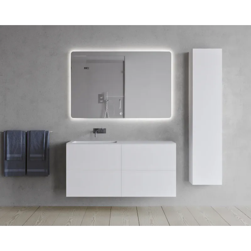 Copenhagen Bath SQ2 120 cm servantskap - med venstre servant