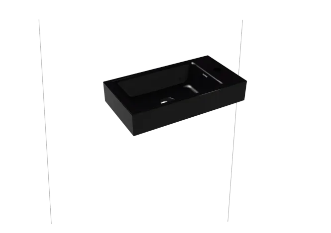 Hovedbilde Kaldewei PURO Vegghengt Servant Mod 3162 55x30 cm, Black, 1 kranhull, ...