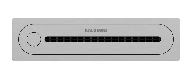 Hovedbilde Kaldewei FLOWPOINT ZERO Mod 2410 Designslukrist, 23.3x6 cm, Brushed ...