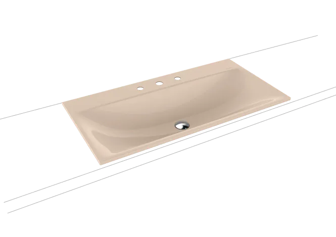 Hovedbilde Kaldewei SILENIO Nedfelt Servant Mod 3038 90x46 cm, Bahama Beige, 3 ...