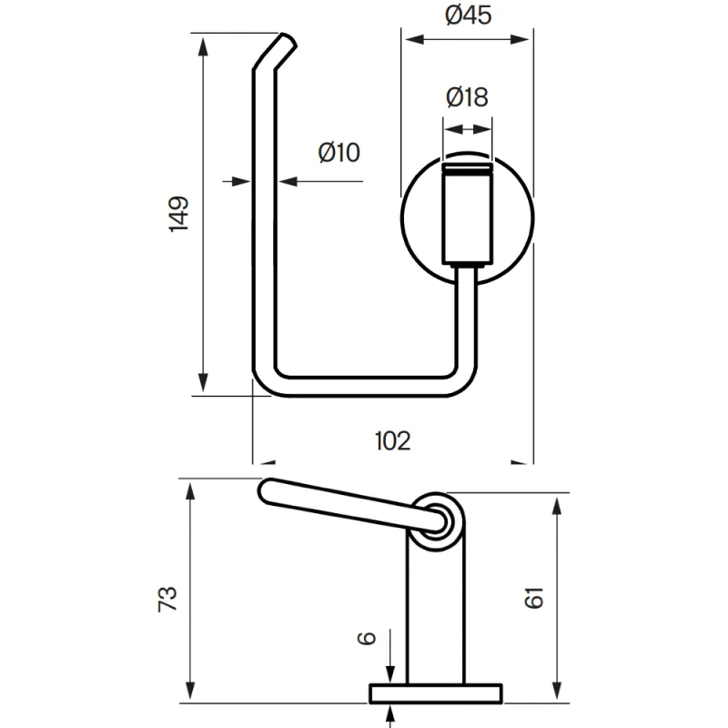 Tapwell TA235 toalettpapirholder