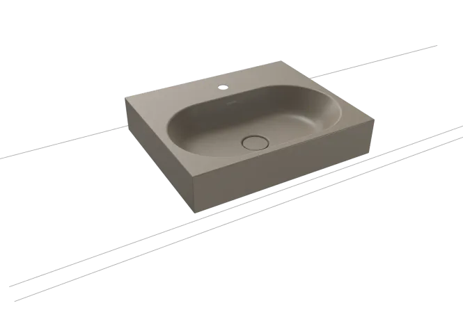 Hovedbilde Kaldewei CENTRO Mod 3057 Toppmontert Servant, 60x50 cm, Warm Grey 60, ...