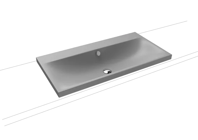 Hovedbilde Kaldewei SILENIO Toppmontert Servant Mod 3041 90x46 cm, Black Matt ...