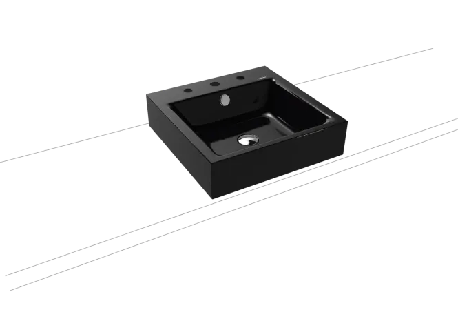 Hovedbilde Kaldewei PURO Mod 3156 Toppmontert Servant, 46x46 cm, Black, 3 ...