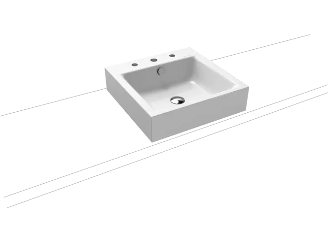 Hovedbilde Kaldewei PURO Mod 3156 Toppmontert Servant, 46x46 cm, Alpine White, 3 ...