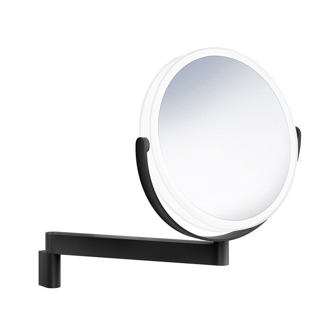 Hovedbilde Smedbo OUTLINE Barber/sminkespeil, Veggmont, X1/X7, LED-lys, Matt ...