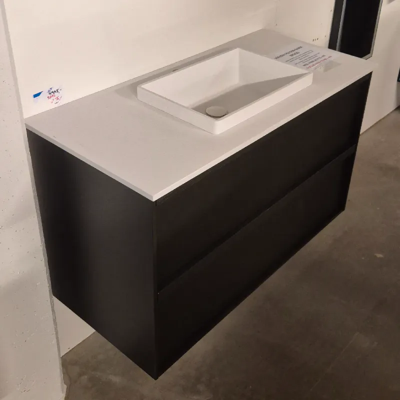 OUTLET: Haven H2/100 Baderomsinnredning Dark Wood - Utstilling