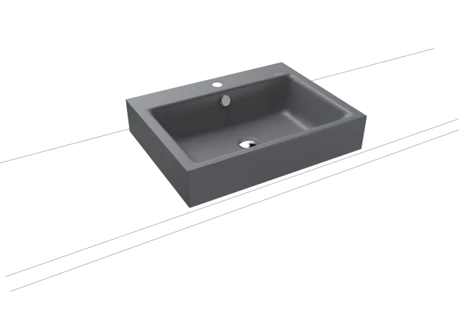 Hovedbilde Kaldewei PURO Mod 3157 Toppmontert Servant, 60x46 cm, Cool Grey 70, 1 ...