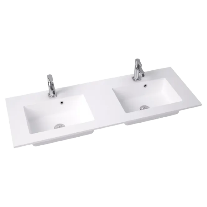Hovedbilde OUTLET: Dansani Minore Dobbel Møbelservant 120x45 cm - Matt hvit