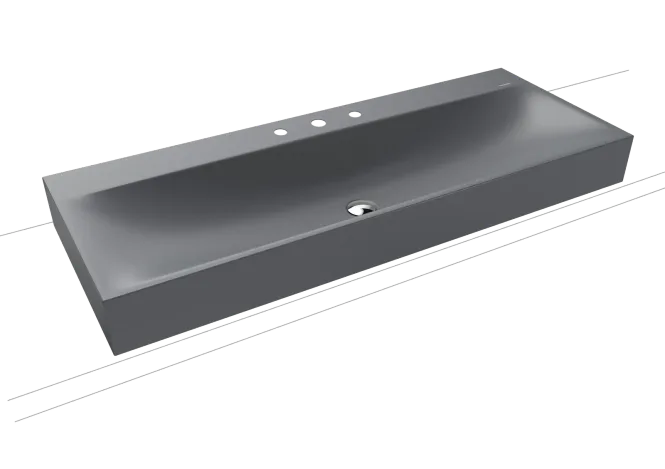 Hovedbilde Kaldewei SILENIO Toppmontert Servant Mod 3049 120x46 cm, Cool Grey ...