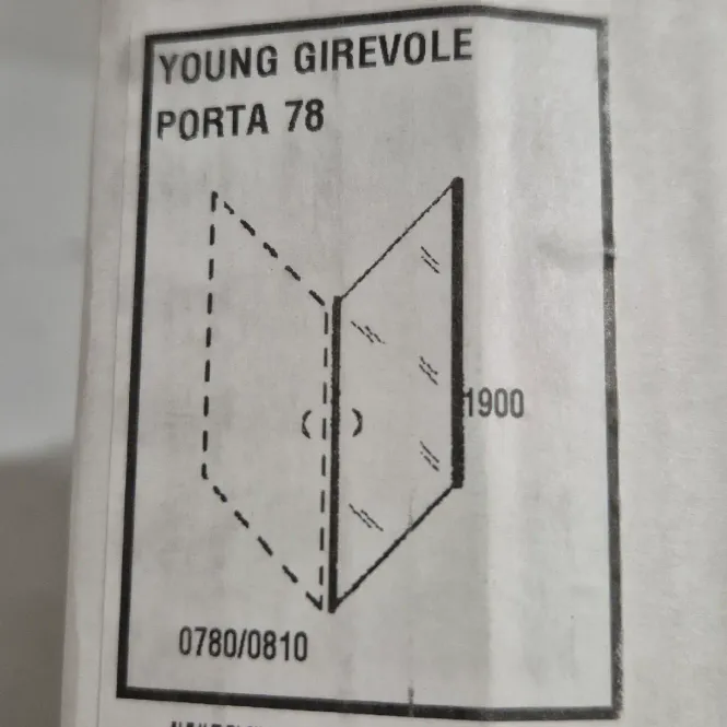 Hovedbilde OUTLET: Novellini Young Porta Dusjhjørne 80x80 cm Hvite ...
