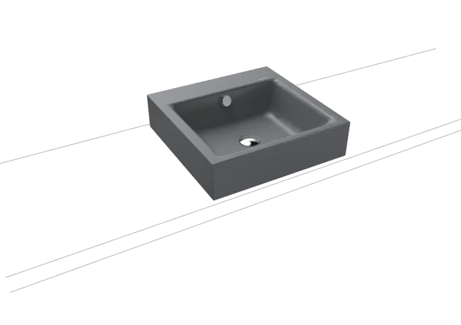 Hovedbilde Kaldewei PURO Mod 3156 Toppmontert Servant, 46x46 cm, Cool Grey 70, 0 ...