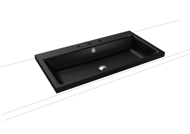 Hovedbilde Kaldewei PURO Mod 3155 Toppmontert Servant, 90x46 cm, Black Matt 100, ...