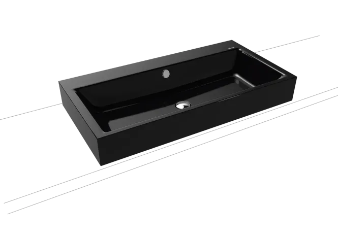 Hovedbilde Kaldewei PURO Mod 3158 Toppmontert Servant, 90x46 cm, Black, 0 ...