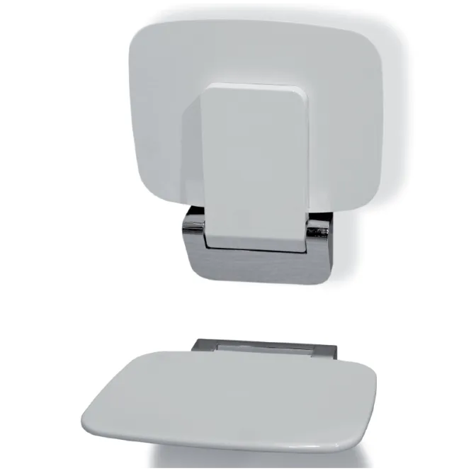 Hovedbilde Balteco dusjsete  med klappfunksjon hvit