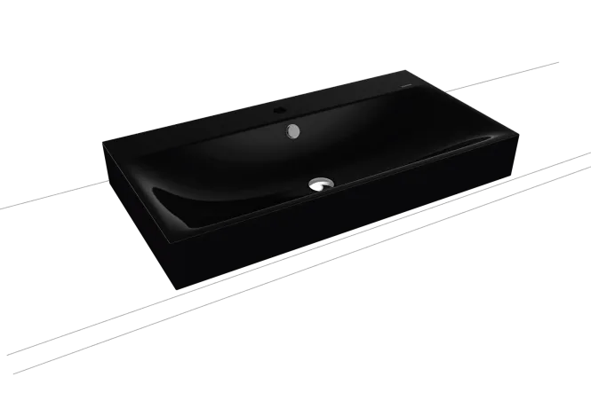 Hovedbilde Kaldewei SILENIO Toppmontert Servant Mod 3043 90x46 cm, Black, 1 ...