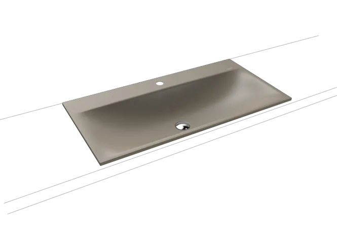 Hovedbilde Kaldewei SILENIO Nedfelt Servant Mod 3038 90x46 cm, Warm Grey 60, 1 ...