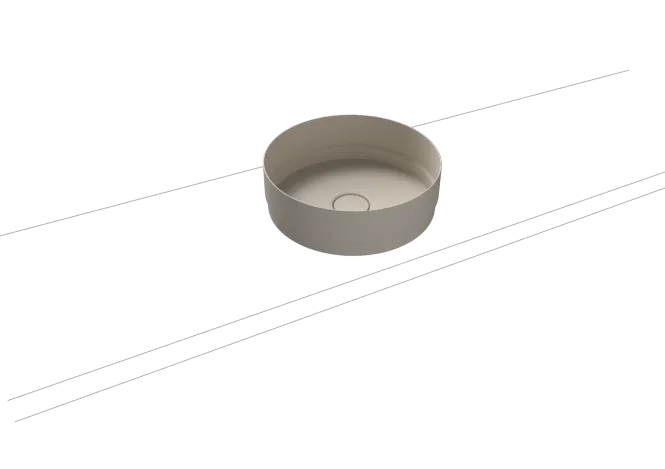 Hovedbilde Kaldewei NUEVA Mod 3191 Toppmontert Servant, 38x38 cm, Warm Grey 10, ...