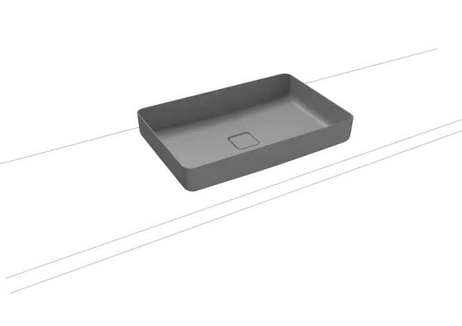 Hovedbilde Kaldewei MIENA Mod 3185 Toppmontert Servant, 58x38 cm, Cool Grey 30, ...