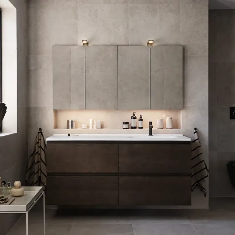 Vedum Flow Servantskap 150 cm uten sidestilt servant