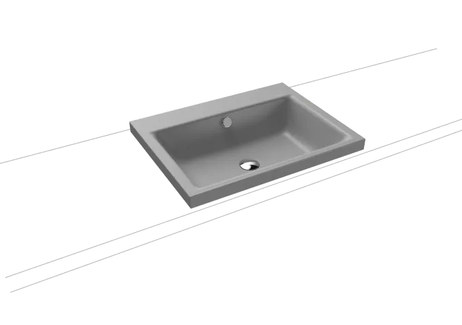 Hovedbilde Kaldewei PURO Mod 3154 Toppmontert Servant, 60x46 cm, Cool Grey 30, 0 ...