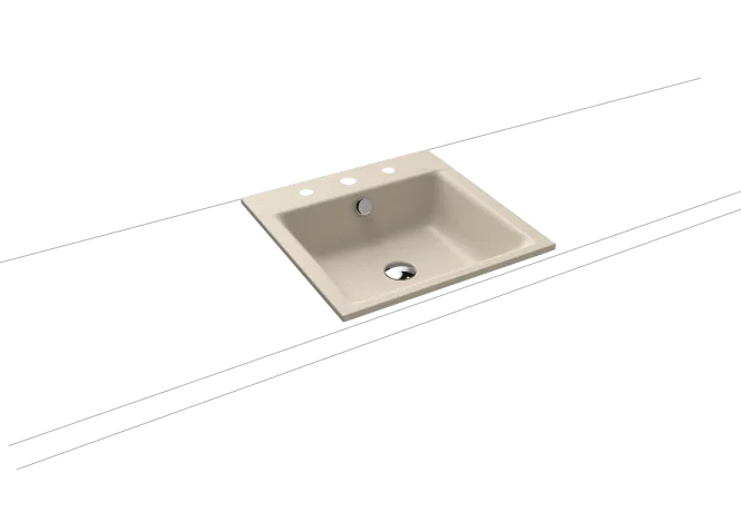 Hovedbilde Kaldewei PURO Mod 3150 Nedfelt Servant, 46x46 cm, Warm Beige 20, 3 ...