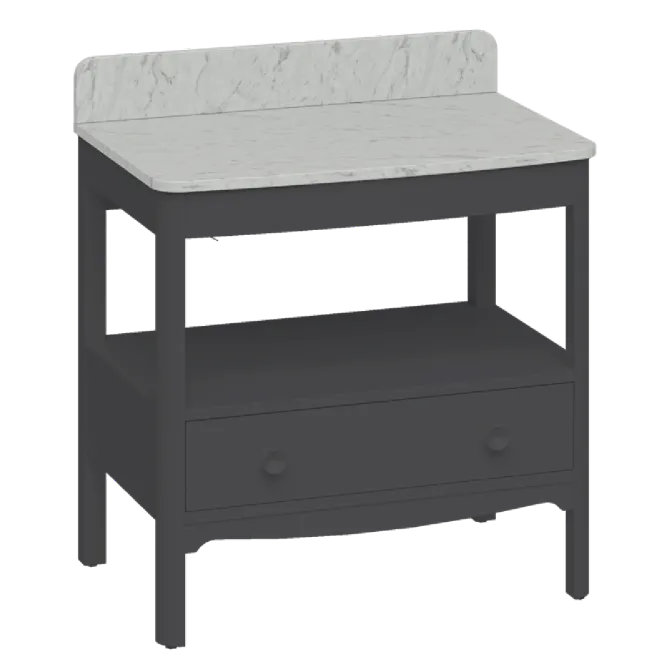 Hovedbilde Burlington Guild Servantskap 81 cm med Carrara Benkeplate