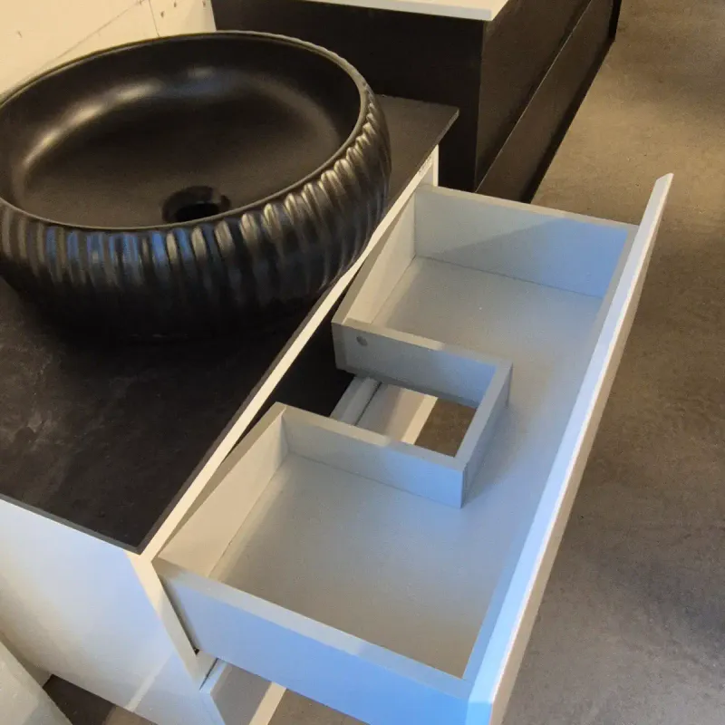 OUTLET: Scala Bad Formia 75 cm Baderomsmøbel Hvit - Utstilling