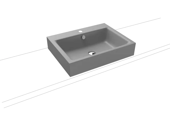 Hovedbilde Kaldewei PURO Mod 3157 Toppmontert Servant, 60x46 cm, Cool Grey 30, 1 ...