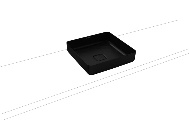 Hovedbilde Kaldewei MIENA Mod 3184 Toppmontert Servant, 40x40 cm, Black Matt ...
