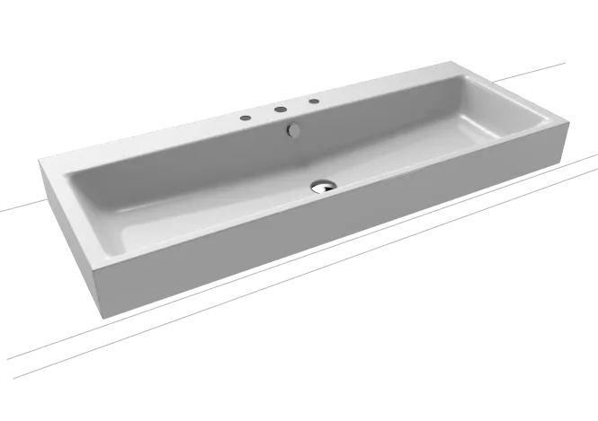 Hovedbilde Kaldewei PURO Mod 3168 Toppmontert Servant, 120x46 cm, Manhattan, 3 ...