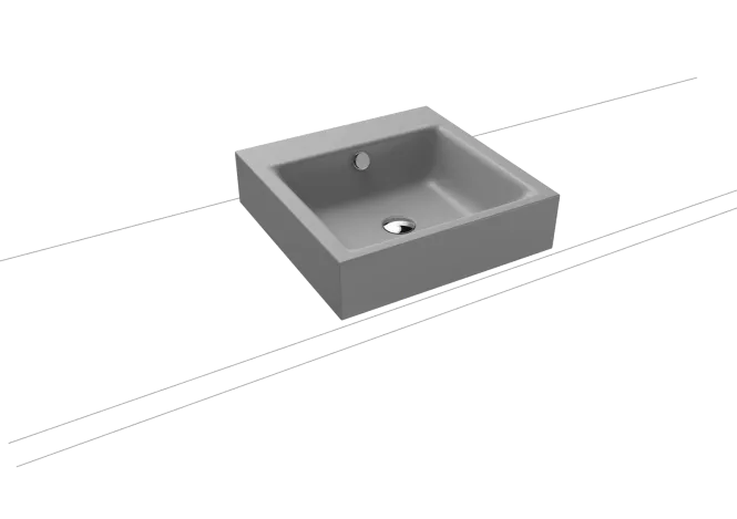 Hovedbilde Kaldewei PURO Mod 3156 Toppmontert Servant, 46x46 cm, Cool Grey 30, 0 ...