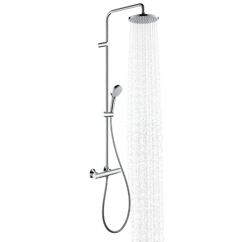 Hansgrohe Vernis Blend Showerpipe 200 1jet – Krom