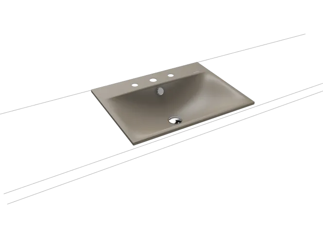 Hovedbilde Kaldewei SILENIO Nedfelt Servant Mod 3037 60x46 cm, Warm Grey 60, 3 ...