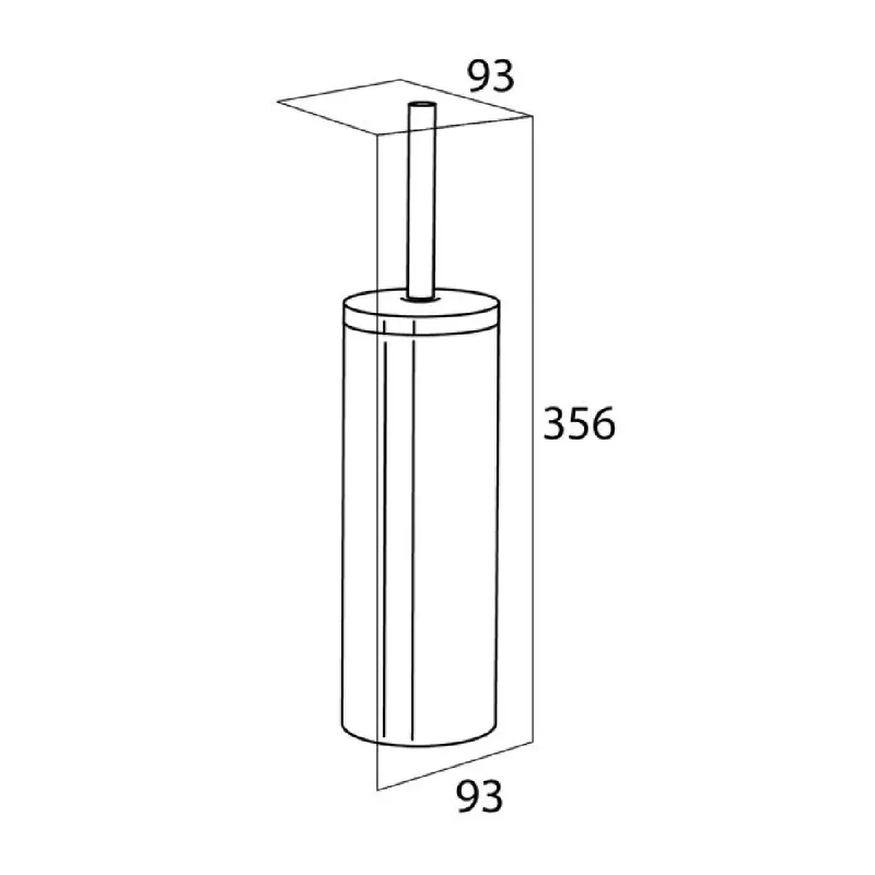 Tiger Boston toalettbørste frittstående