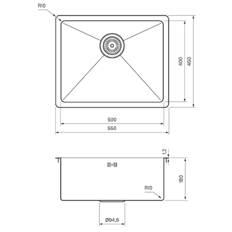 Tapwell TA5040 kjøkkenkum 