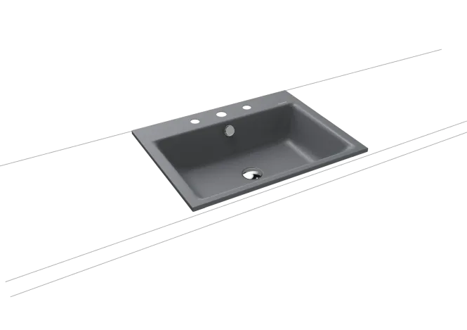 Hovedbilde Kaldewei PURO Mod 3151 Nedfelt Servant, 60x46 cm, Cool Grey 70, 3 ...