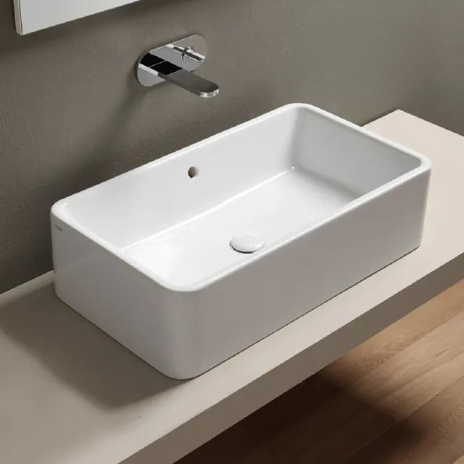 Hovedbilde Cielo Shui Comfort rektangulær servant 100x42 cm toppmontering